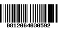 Código de Barras 0812064030592