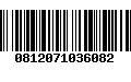 Código de Barras 0812071036082