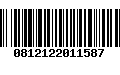 Código de Barras 0812122011587