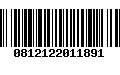 Código de Barras 0812122011891