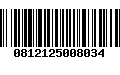 Código de Barras 0812125008034