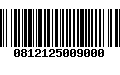 Código de Barras 0812125009000