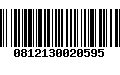 Código de Barras 0812130020595