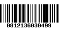 Código de Barras 0812136030499