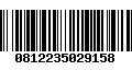 Código de Barras 0812235029158