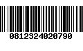 Código de Barras 0812324020790