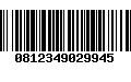 Código de Barras 0812349029945