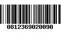 Código de Barras 0812369020090