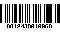 Código de Barras 0812438010960