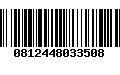 Código de Barras 0812448033508