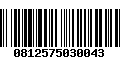 Código de Barras 0812575030043