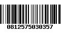 Código de Barras 0812575030357