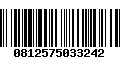 Código de Barras 0812575033242
