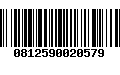 Código de Barras 0812590020579