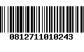 Código de Barras 0812711010243