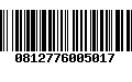 Código de Barras 0812776005017