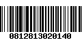 Código de Barras 0812813020140