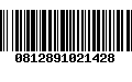 Código de Barras 0812891021428