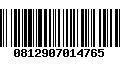 Código de Barras 0812907014765