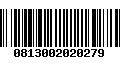 Código de Barras 0813002020279