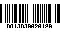 Código de Barras 0813039020129