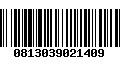 Código de Barras 0813039021409