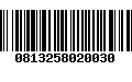 Código de Barras 0813258020030