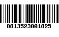 Código de Barras 0813523001825