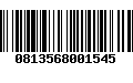 Código de Barras 0813568001545