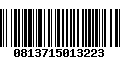 Código de Barras 0813715013223