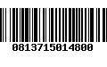 Código de Barras 0813715014800