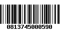 Código de Barras 0813745000590