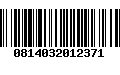 Código de Barras 0814032012371