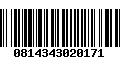 Código de Barras 0814343020171