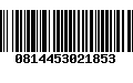 Código de Barras 0814453021853