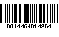 Código de Barras 0814464014264