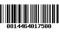 Código de Barras 0814464017500