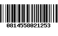 Código de Barras 0814558021253