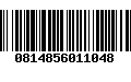 Código de Barras 0814856011048