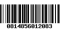 Código de Barras 0814856012083