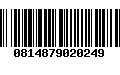 Código de Barras 0814879020249