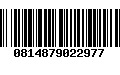 Código de Barras 0814879022977