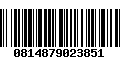 Código de Barras 0814879023851