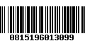 Código de Barras 0815196013099