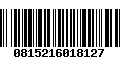 Código de Barras 0815216018127