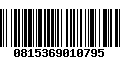 Código de Barras 0815369010795