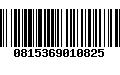 Código de Barras 0815369010825