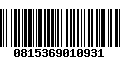 Código de Barras 0815369010931