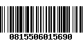 Código de Barras 0815506015690