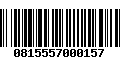 Código de Barras 0815557000157